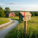Amish-Made Mailbox, Post Mount, Made With Weather-Proof Poly Lumber, UV-Resistant by AmishToyBox.com