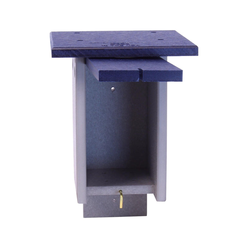 AmishToyBox.com Bluebird House, Post Mount, Amish-Made with 100% Recycled Poly Lumber