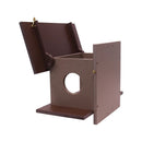 Amish-Made Squirrel Corn Feeder, Poly Lumber, Post-Mount Wildlife Feeder by AmishToyBox.com