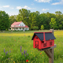 Amish-Made Mailbox, Post Mount, Made With Weather-Proof Poly Lumber, UV-Resistant by AmishToyBox.com