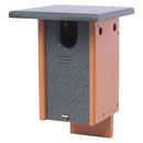 Bluebird House, Post Mount, Amish-Made with 100% Recycled Poly Lumber by AmishToyBox.com