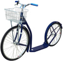 Amish-Made Deluxe Kick Scooter Bike, 24" Front Wheel 20" Rear Wheel, Adult-Size