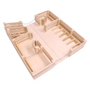 Amish-Made Wooden Folding Stock Yard Farm Toy, Unfinished