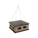 Bluebird Feeder - Hanging Block House Mealworm Feeder for Bluebirds - Amish-Made with Poly Lumber by AmishToyBox.com