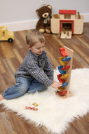 Amish-Made Mini Car Roller Wooden Toy, Pack of Cars Included