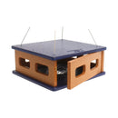 Bluebird Feeder - Hanging Block House Mealworm Feeder for Bluebirds - Amish-Made with Poly Lumber by AmishToyBox.com