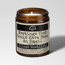 Malicious Women Co. Meetings That Could Have Been An Email 9oz Work Candle | Soy Wax Scented Candle Home Fragrance