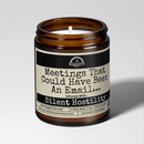Malicious Women Co. Meetings That Could Have Been An Email 9oz Work Candle | Soy Wax Scented Candle Home Fragrance