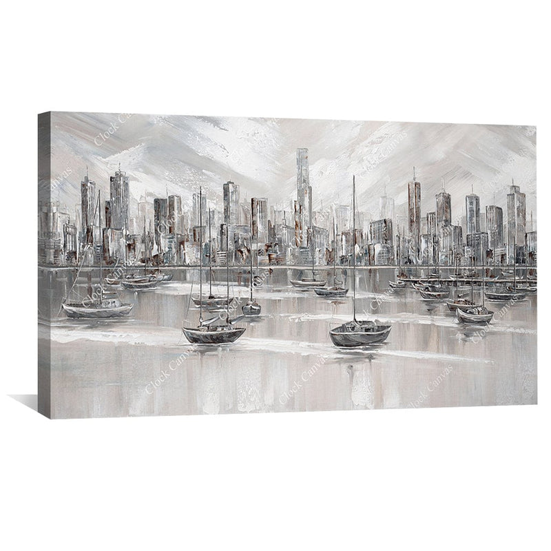 Melbourne City Skyline Canvas