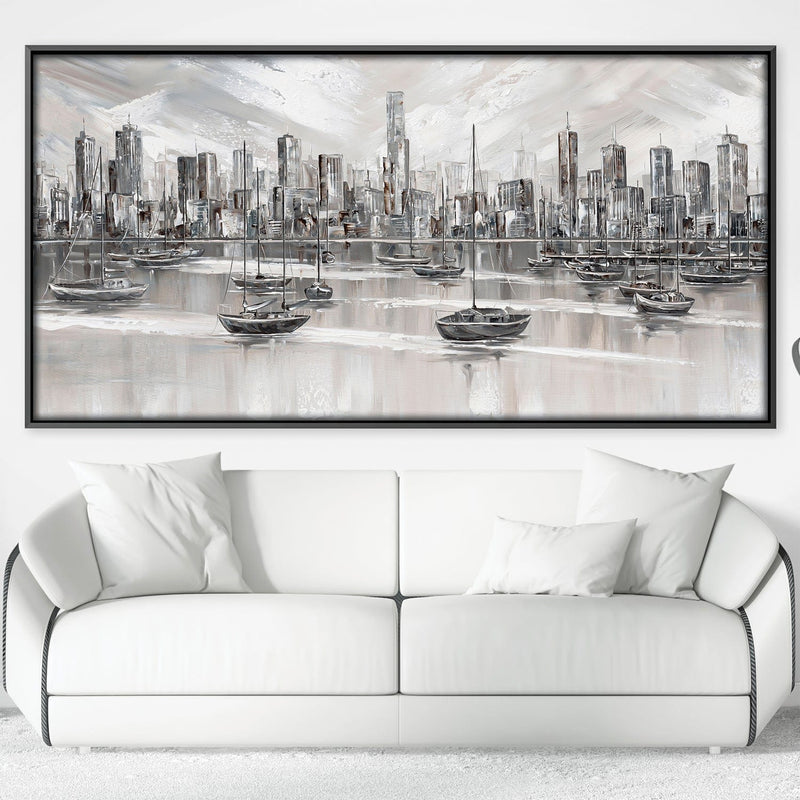 Melbourne City Skyline Canvas