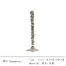 GobekUsa Golden Candlestick Holder Resin Plated Melt Shape for Wedding & Home Decor