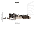Wooden Travel Decor Memory City – Amsterdam