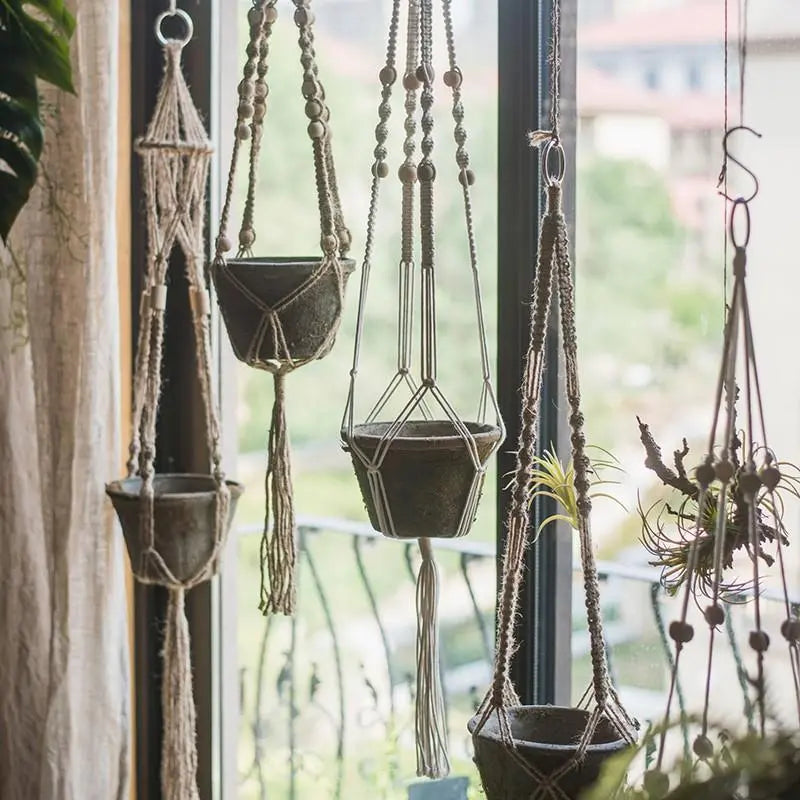 Cotton Hemp Rope Planter Hanger