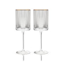 Meridian Crystal Wine Glasses Set of 2 by Viski