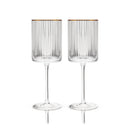 Meridian Crystal Wine Glasses Set of 2