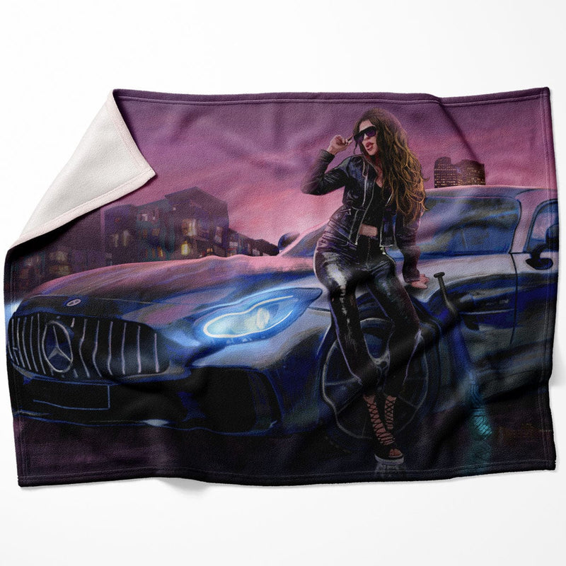 Mercedes Racer Blanket