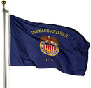 Merchant Marine Outdoor Flag | Made in USA by Flagman of America