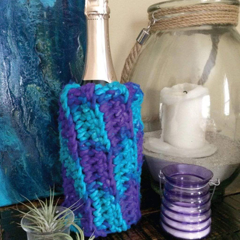 Mermaid Party Wine Sleeve Knit & Crochet Pattern