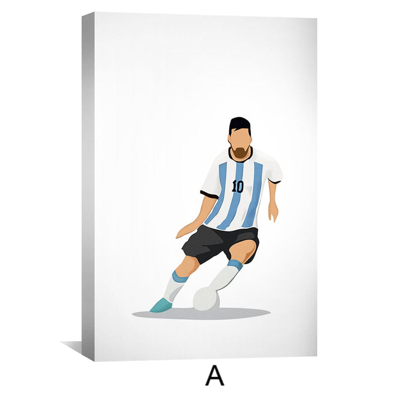 Messi Angles Canvas