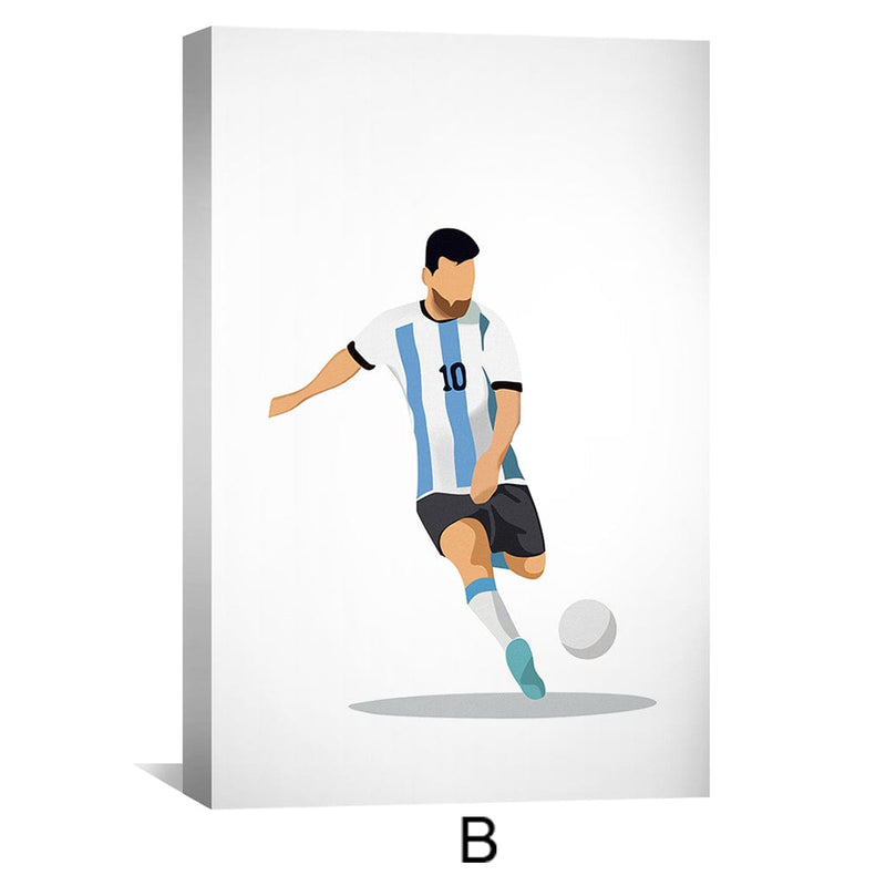 Messi Angles Canvas