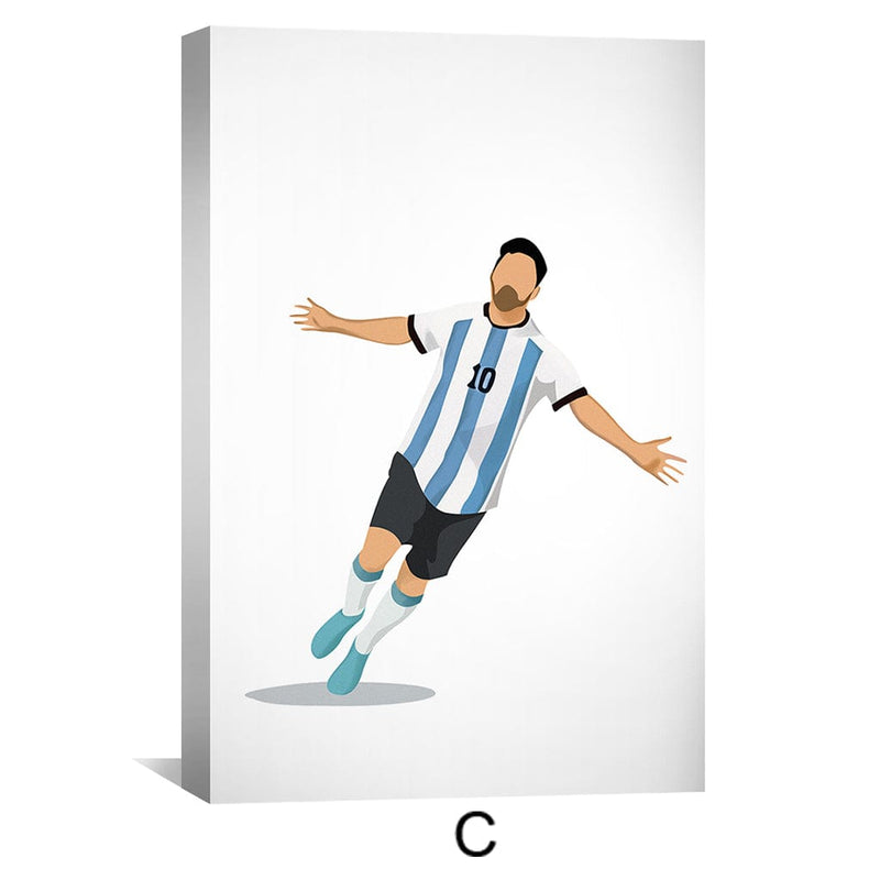 Messi Angles Canvas