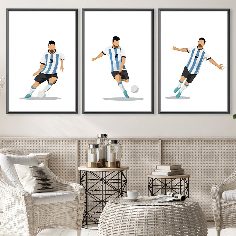 Messi Angles Canvas