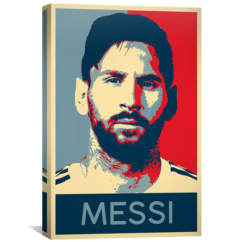 Messi Portrait Canvas