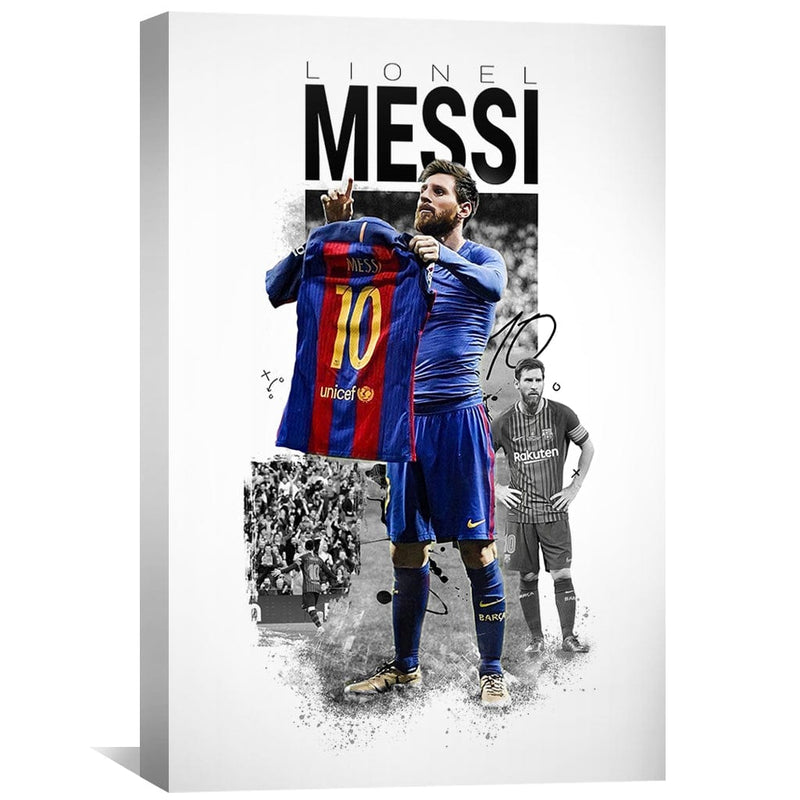 Messi Signature Canvas