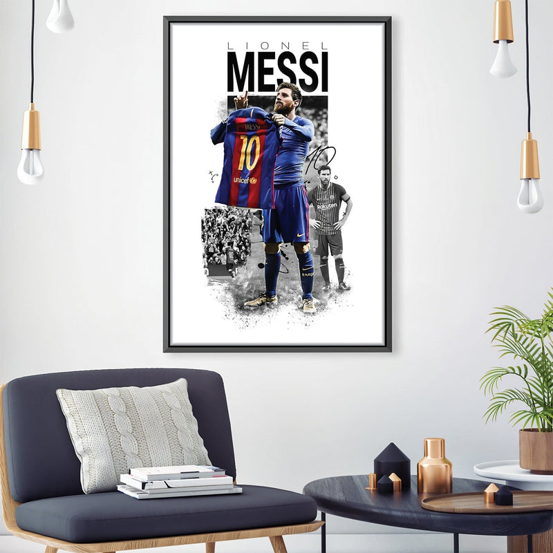 Messi Signature Canvas