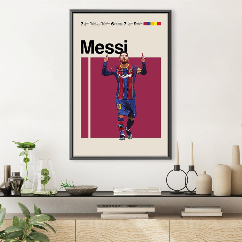 Messi Stats Canvas