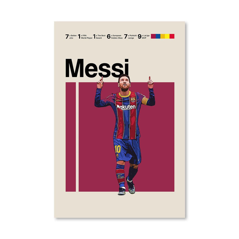 Messi Stats Canvas