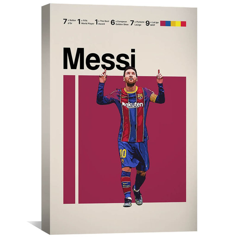 Messi Stats Canvas