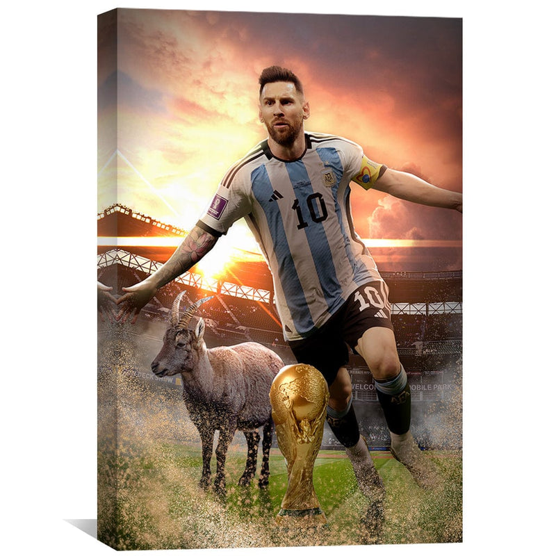 Messi the Legendary Canvas