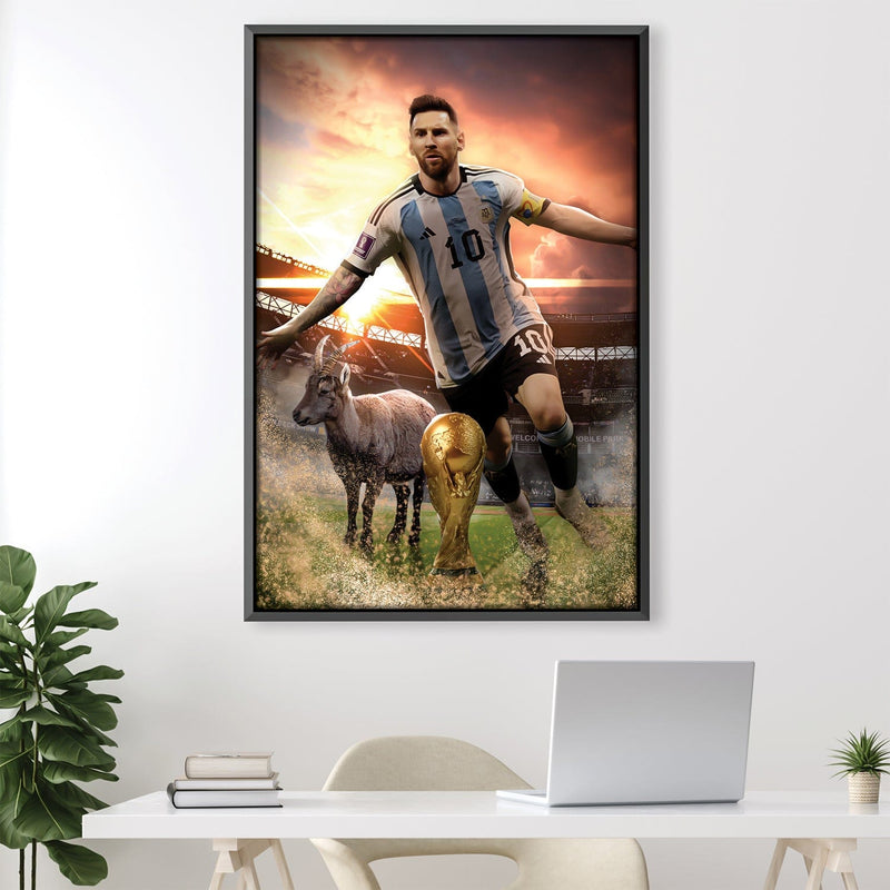 Messi the Legendary Canvas