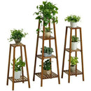 GobekUsa Metal 3-Tier Corner Plant Stand