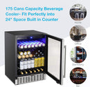 15 Inch Built-in Mini Fridge Beverage Refrigerator W5174C