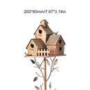 GobekUsa Metal Birdhouse Garden Stakes for Outdoor Decor