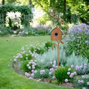 GobekUsa Metal Birdhouse Garden Stakes for Outdoor Decor