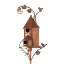 GobekUsa Metal Birdhouse Garden Stakes for Outdoor Decor
