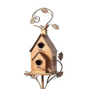 GobekUsa Metal Birdhouse Garden Stakes for Outdoor Decor