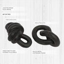 Chunky Metal Knot Decor, Set of 2 by Decor Steals