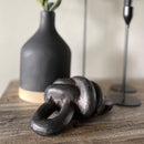 Chunky Metal Knot Decor, Set of 2 by Decor Steals