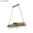 GobekUsa Metal Island Lighting Fixture - Triangular Loft Style - 1 Head - Restaurant Billiard Lamp
