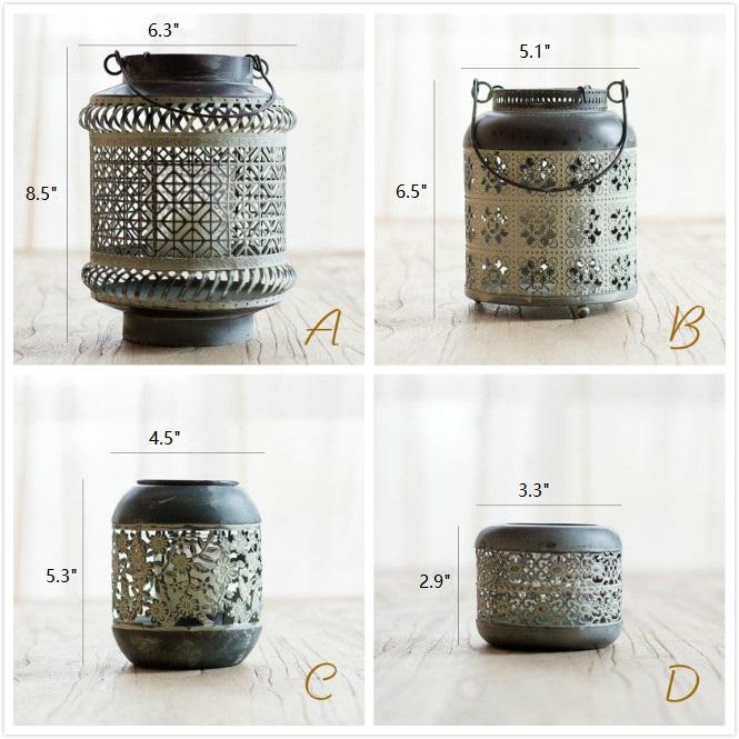 Metal Lantern Candle Holder, photo 8 of 8