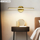 GobekUsa Metal LED Wall Light for Bath with Simple Style and Elliptical Sconce Fixture