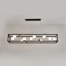 GobekUsa Metal Pendant Light with Milk Glass Shade for Industrial Dining Rooms