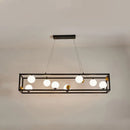 GobekUsa Metal Pendant Light with Milk Glass Shade for Industrial Dining Rooms