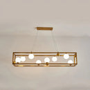 GobekUsa Metal Pendant Light with Milk Glass Shade for Industrial Dining Rooms