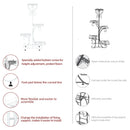GobekUsa Metal Plant Stand for 4 Flower Pots