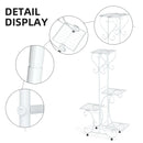 GobekUsa Metal Plant Stand for 4 Flower Pots